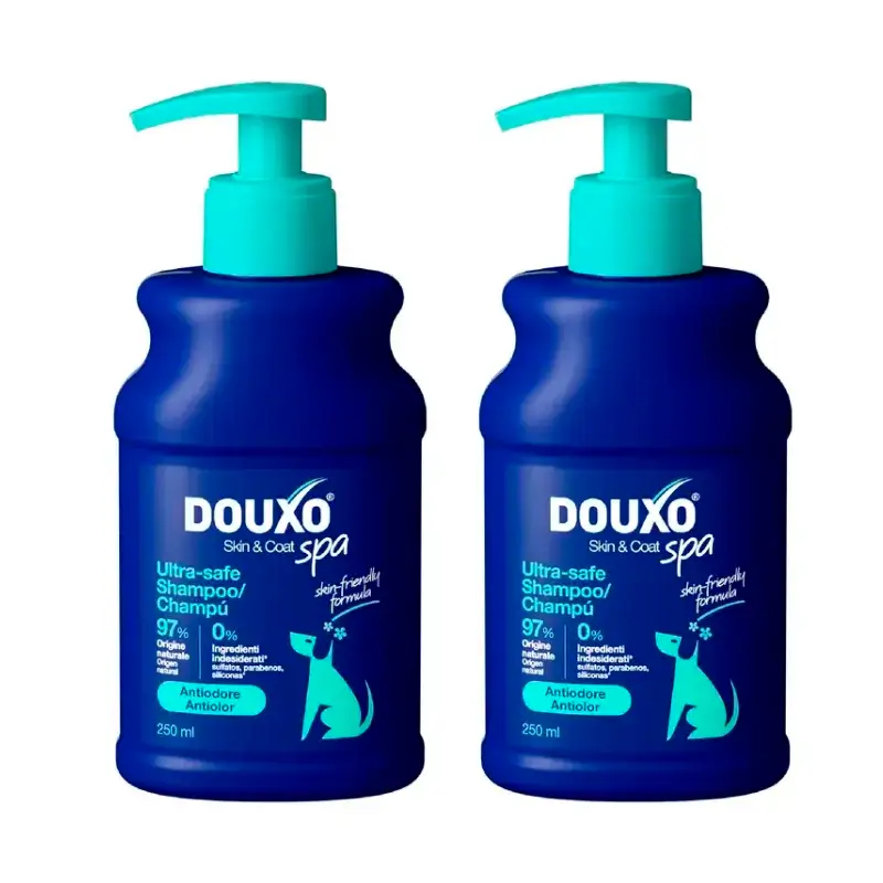 Douxo Skin & Coat Spa Anti-Pain Dog Shampoo, Pack 2 x 250 ml