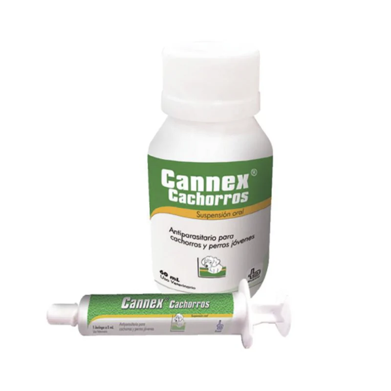 Cannex Cachorros Antiparasitario Interno Cachorros y Perros Jóvenes x 5 ml