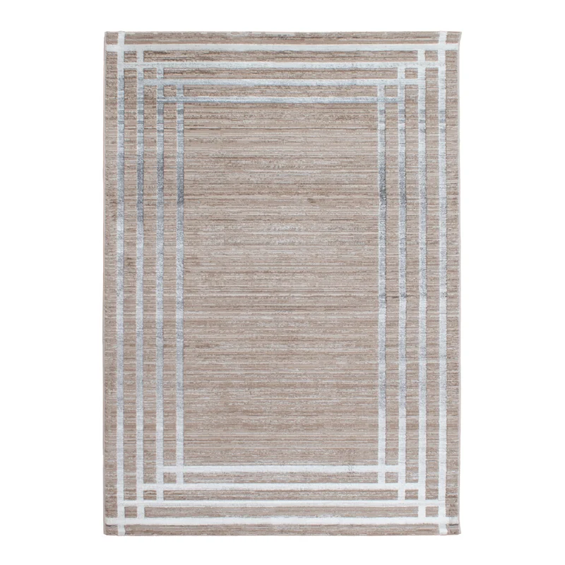 Tapete Nora - Color: Arena, blanco hielo 67178-760