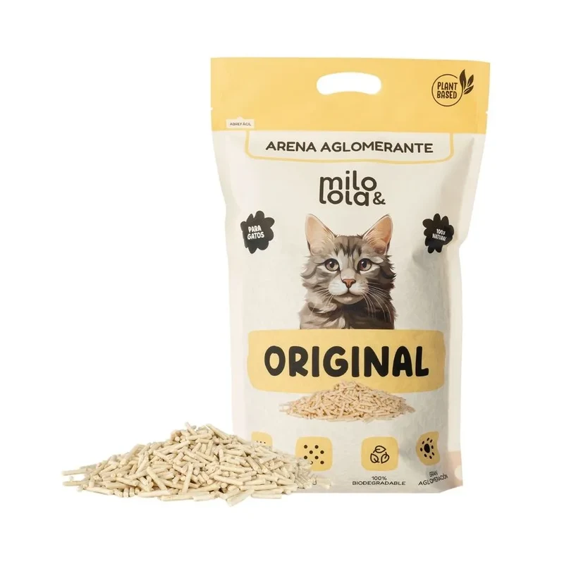 Arena aglomerante 100% Natural a Base de Tofu (2,5 kg 6L)