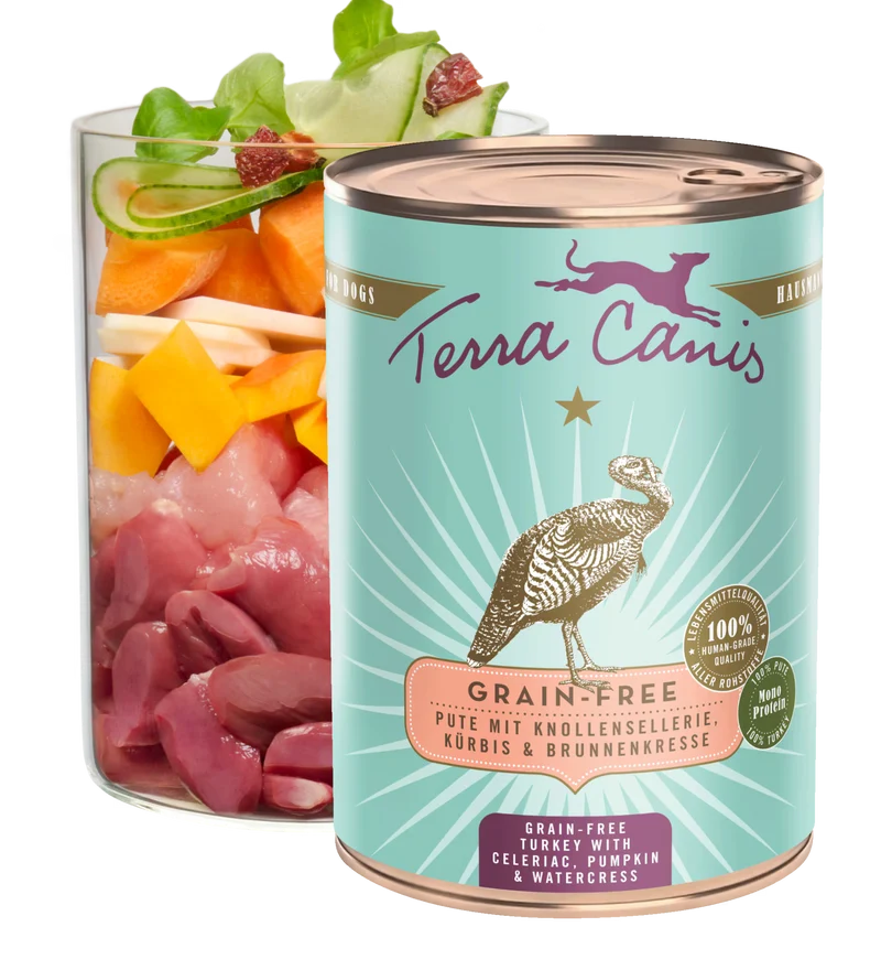 TERRA CANIS GRAIN FREE - Pavo con apionabo, calabaza y berro, sin cereales
