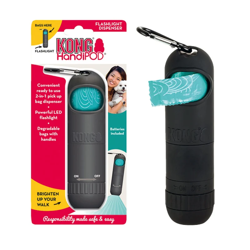 KONG HANDIPOD | Dispensador de bolsas con linterna
