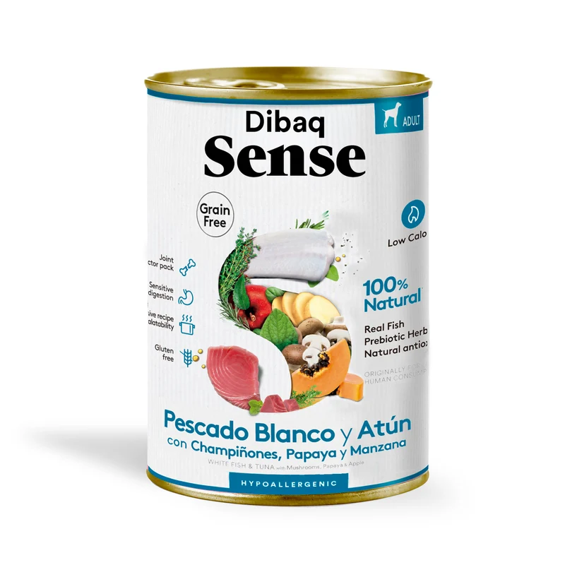 Dibaq Sense Lata Pescado Blanco Y Atún 380 Gr