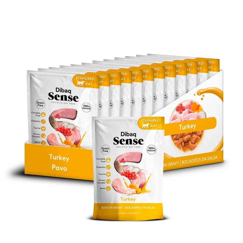 Dibaq Sense Bocaditos En Salsa Pavo, 12 Unidades X 100gr