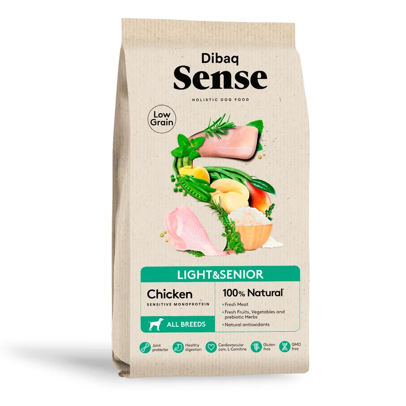 Dibaq Sense Low Grain Pollo Light O Senior 12 Kg
