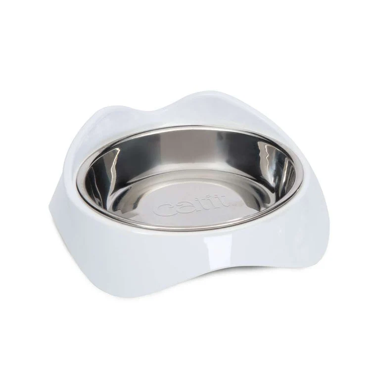 Comedero para Gatos Blanco Catit PIXI
