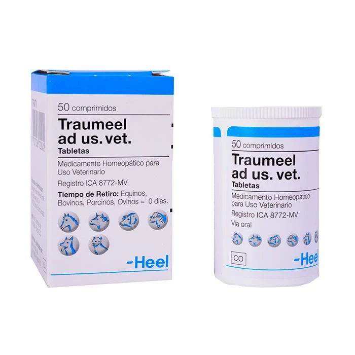 Traumeel Ad Us. Vet 50 Tabletas