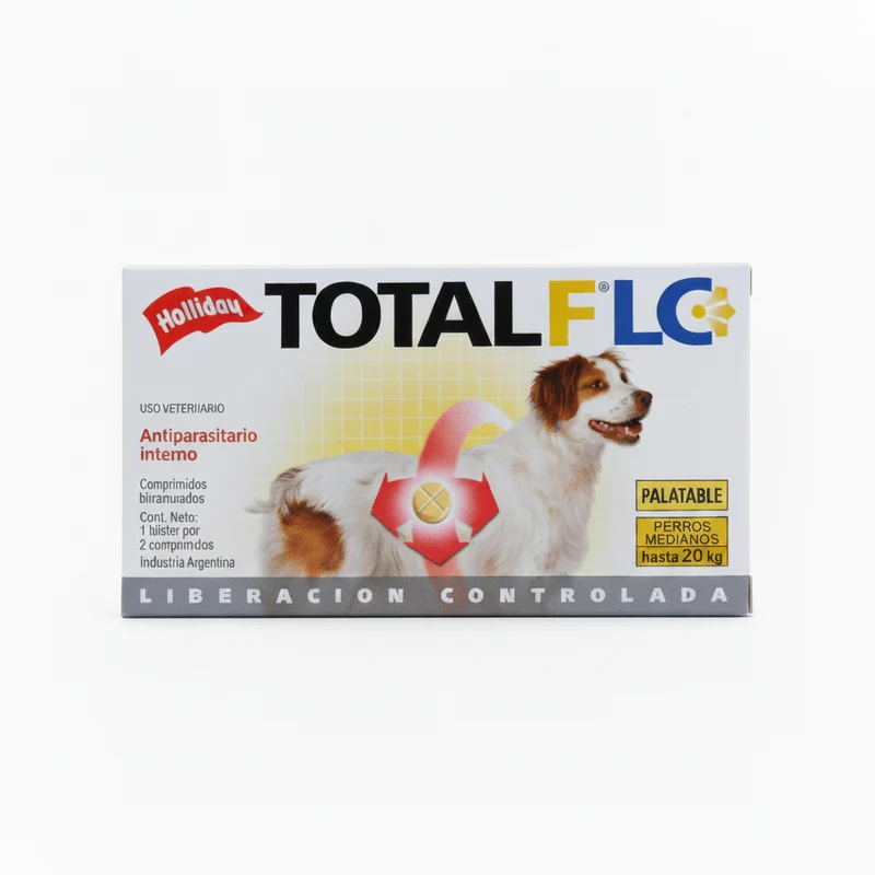 Antiparasitario Interno Total FLC Perro 2 Tabletas