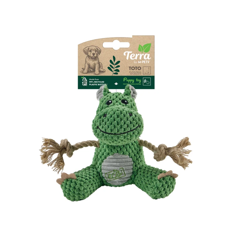Juguete TERRA ECO TOTO para Cachorro – 99% Materiales Reciclados | M-PETS®