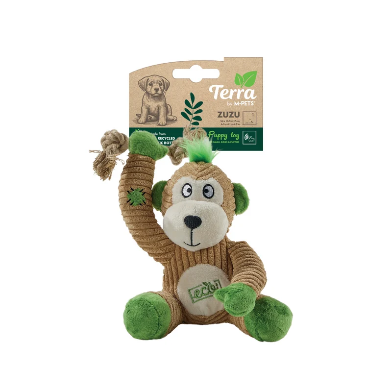 Juguete TERRA ECO ZUZU para Cachorro – 99% Materiales Reciclados | M-PETS®
