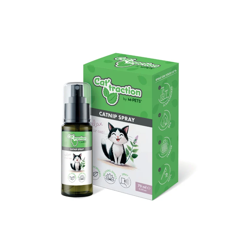 Spray de Catnip CATtraction Premium para Gato – 70 ml | M-PETS®