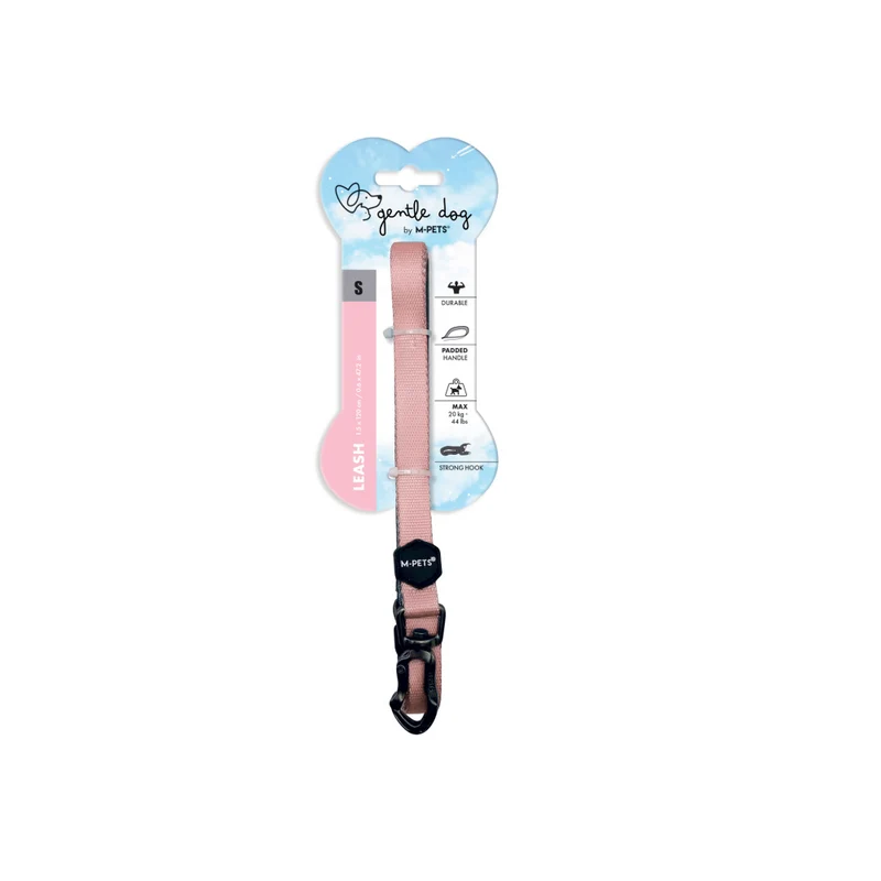 Correa GENTLE DOG Pink para Perro – Tela Premium con Padding Extra | M-PETS®