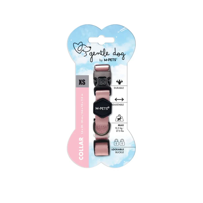 Collar GENTLE DOG Pink para Perro – Premium con Hebilla de Seguridad | M-PETS®