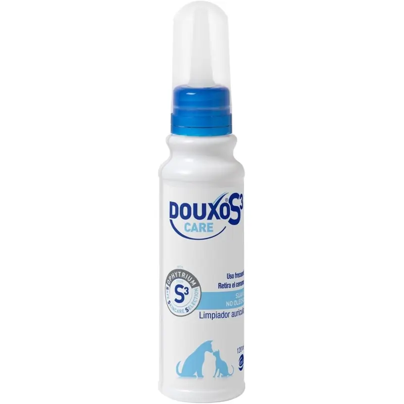 Douxo S3 Care Loción Auricular Perros Y Gatos Uso frecuente, 120 ml