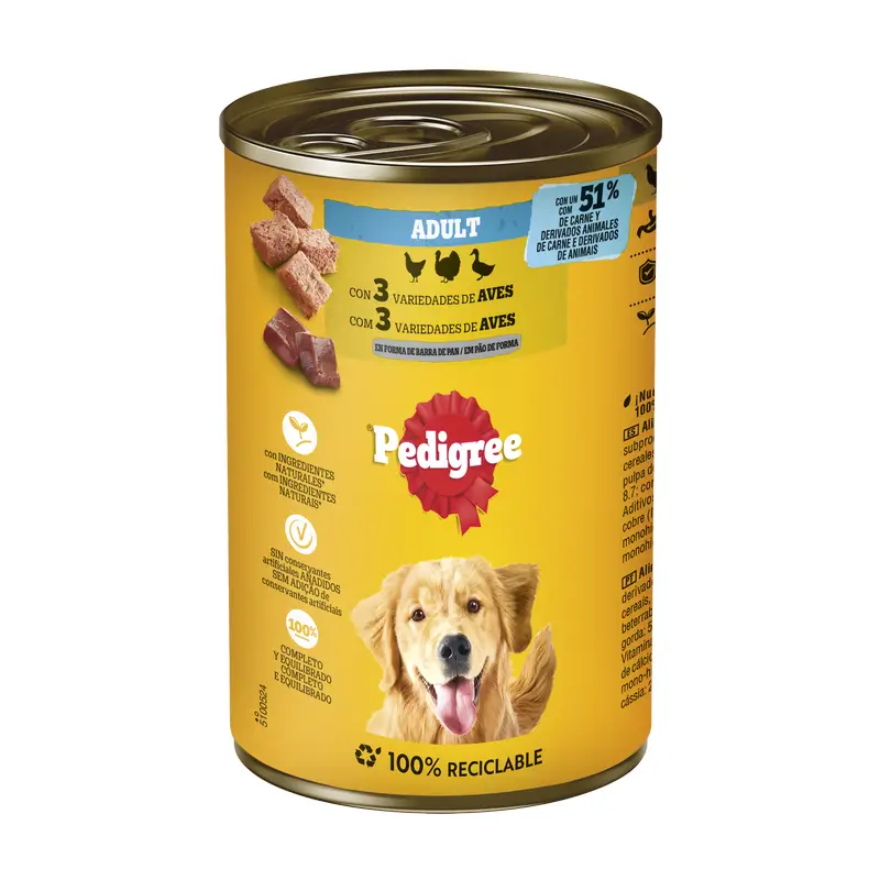Pedigree Can Aves Caja 12X800Gr