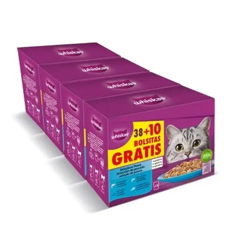 Whiskas Bundle Core Pescado 38+10X85G