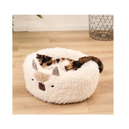 Cama Gato Super Acolchada Alpaca