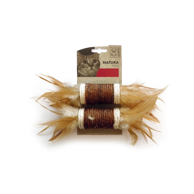 Juguete Natural NATURA Rolls (Rollos) para Gato | M-PETS®