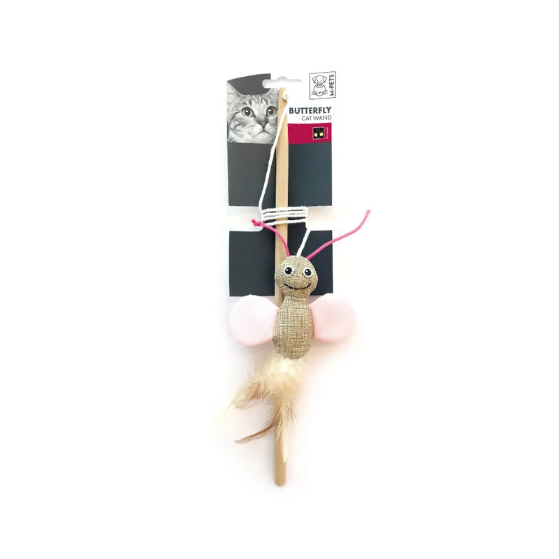Varita BUTTERFLY (Mariposa) para Gato | M-PETS®