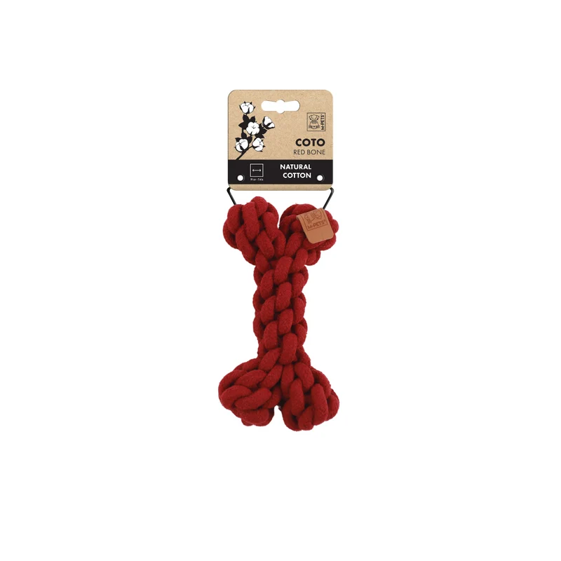 Juguete de Cuerda COTO Bone Rojo | M-PETS®