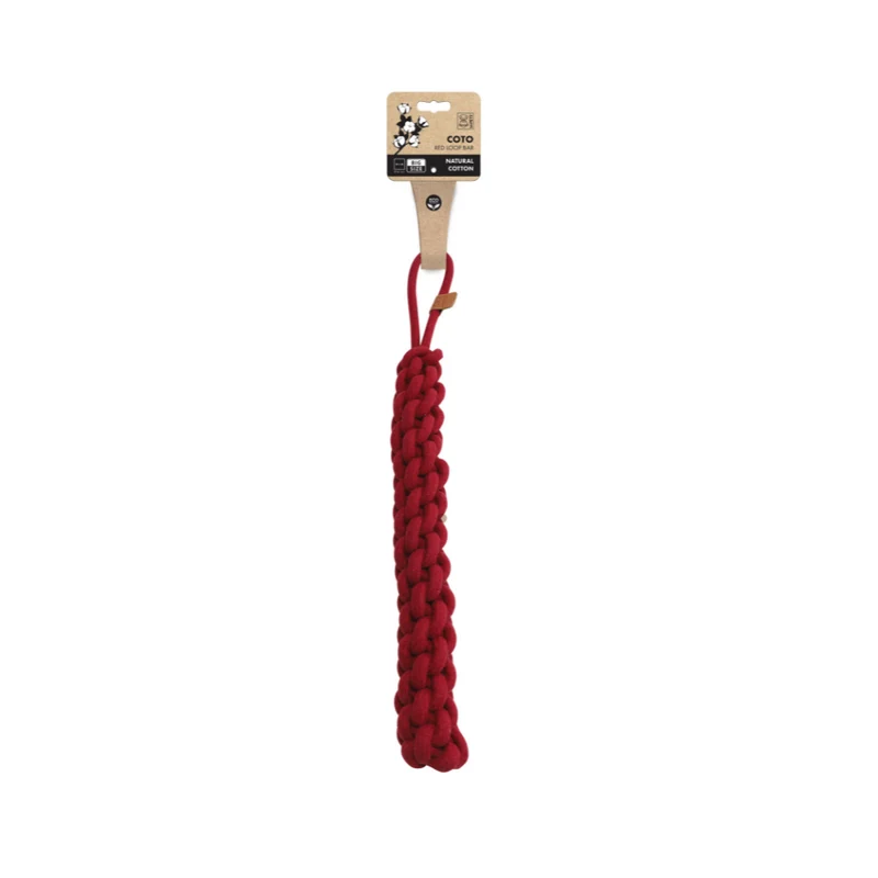 Juguete de Cuerda COTO Loop Bar XL ECO Rojo | M-PETS®