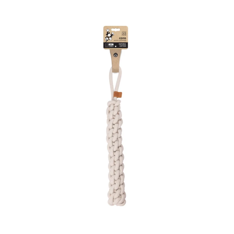 Juguete de Cuerda COTO Loop Bar XL ECO Blanco | M-PETS®