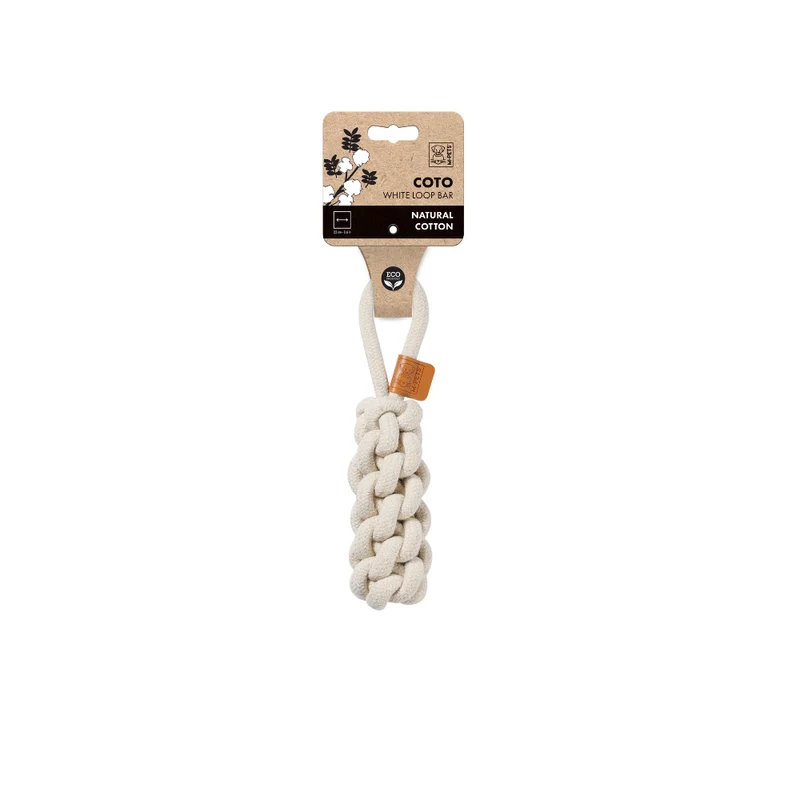 Juguete de Cuerda COTO Loop Bar Blanco | M-PETS®