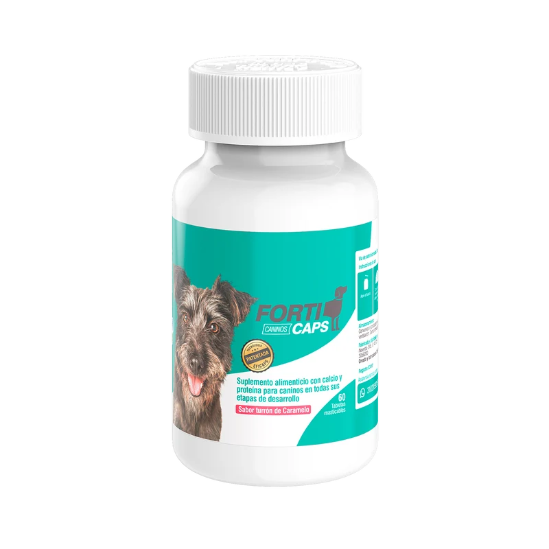 Caninos Turron Frasco Forticaps x 60 Tabletas