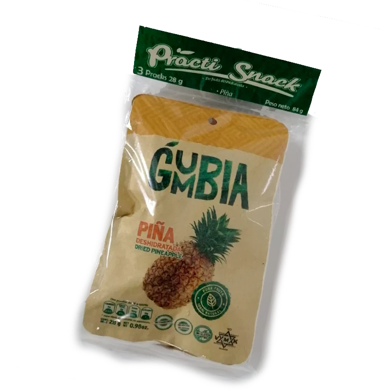 Practisnack Piña 3 Bol x 28Gr Cu