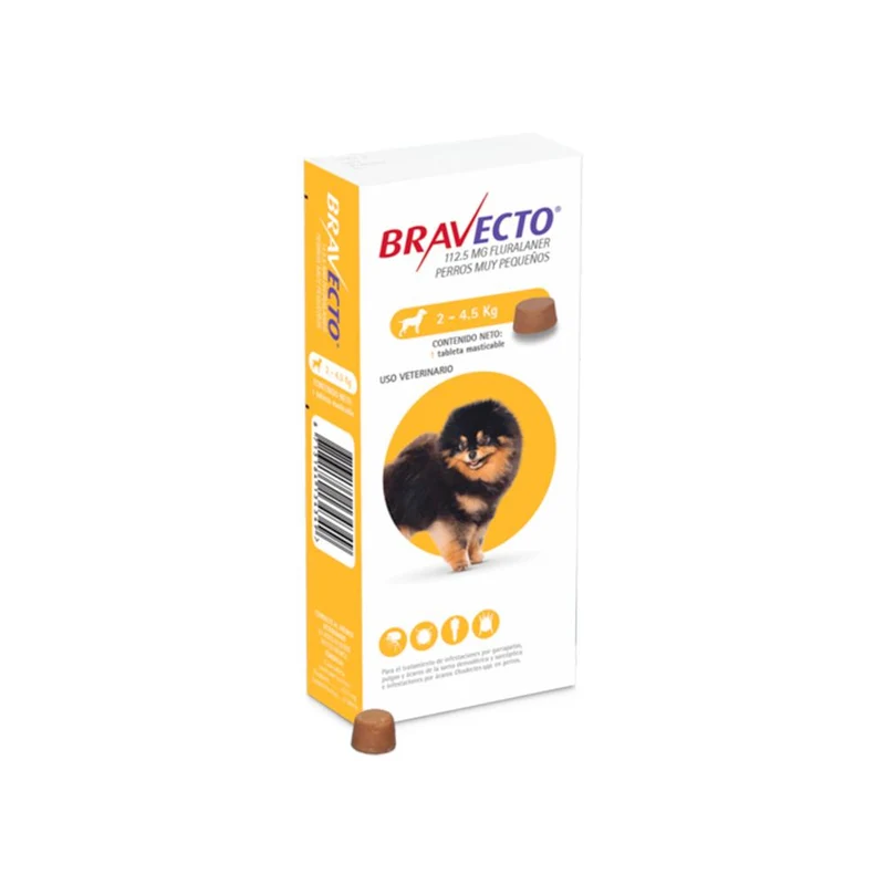 Bravecto en Pastillas - Protección contra Pulgas y Garrapatas por 12 Semanas