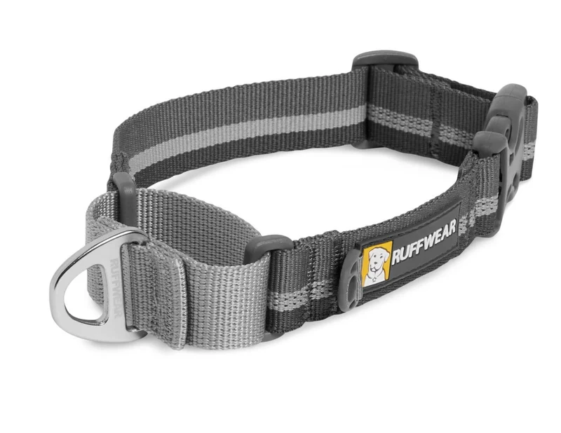 Collar para Perros Modelo WEB Reaction en Gris (Granite Gray) - Ruffwear