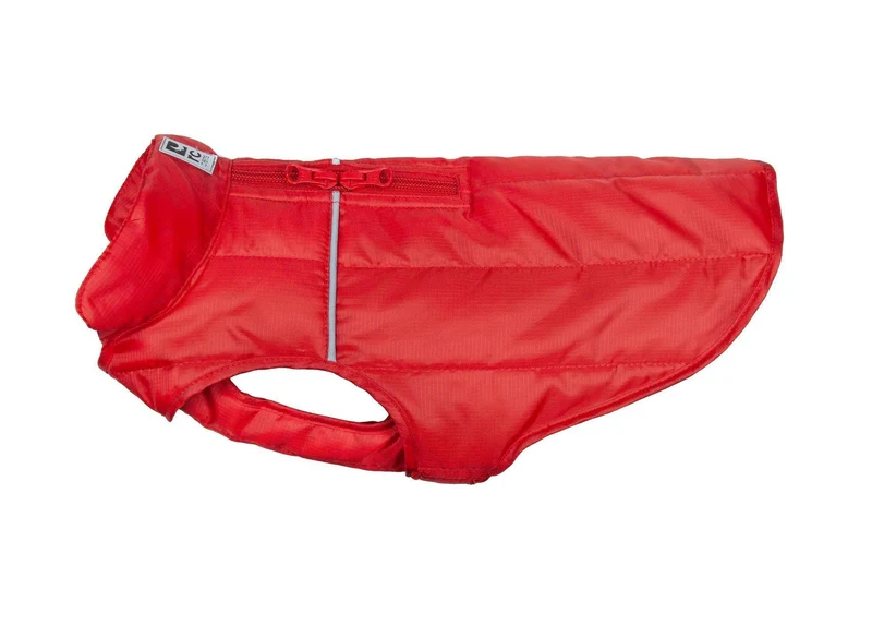 Chamarra Puffer para Perros en Rojo