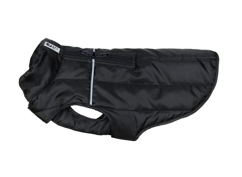 Chamarra Puffer para Perros en Negro