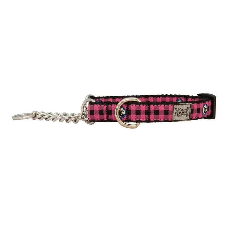 Collar de Entrenamiento Para Perros Martingale estilo Pink Buffalo Plaid