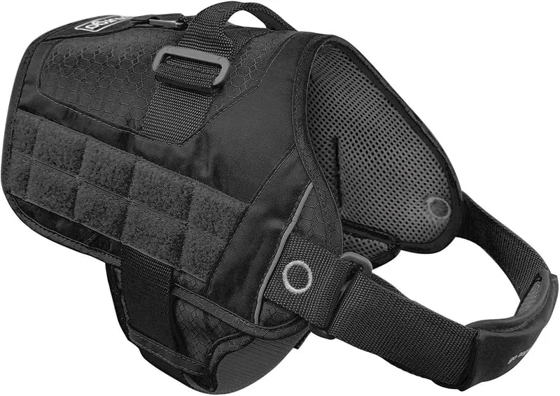 Arnés Estilo Táctico Personalizable Townie Negra RSG de Kurgo