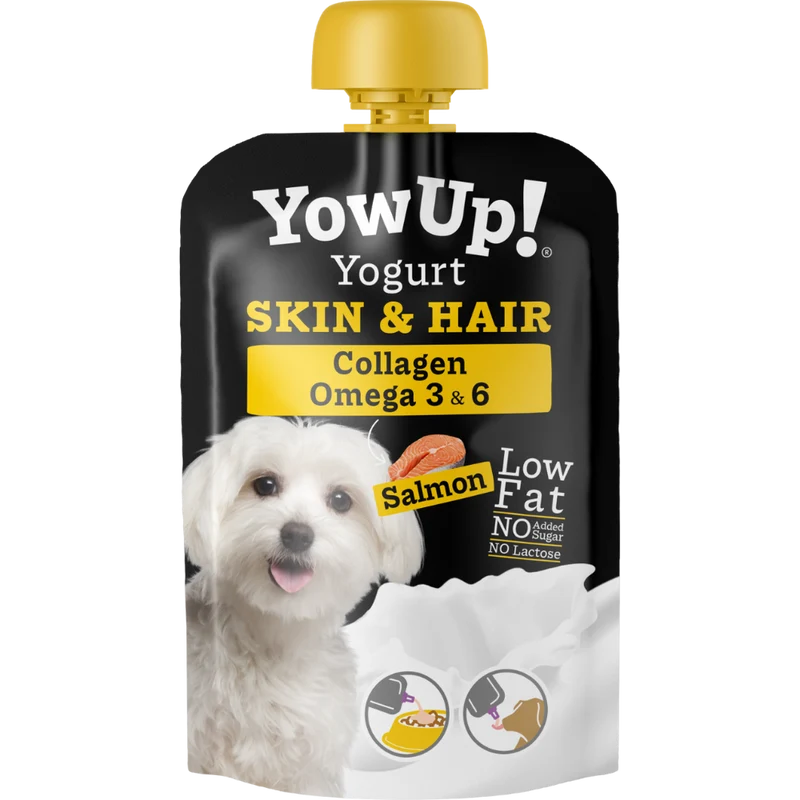 Yogur Funcional para Perros Piel y Pelaje - Salmón Skin & Hair | YowUp