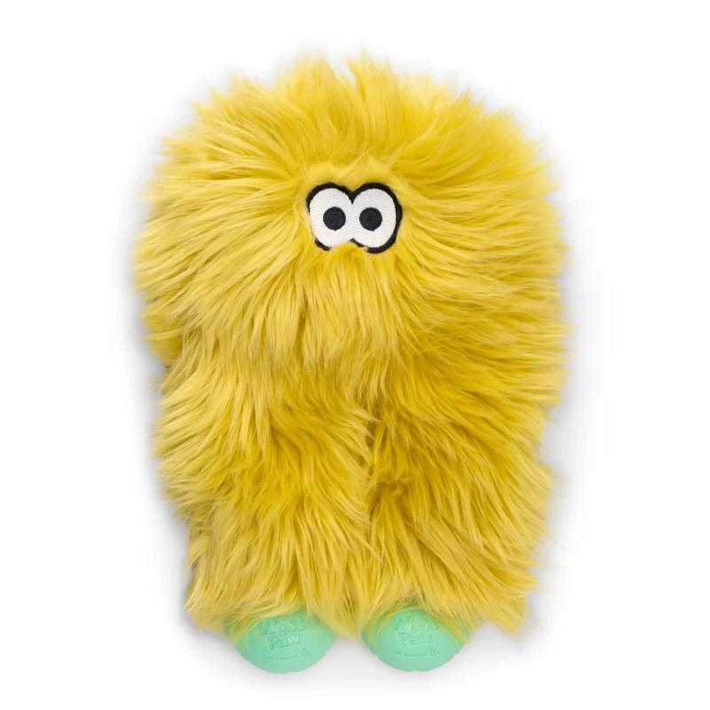 Juguete ASTRID para Perros con Peluche Reforzado y Zogoflex® - Amarillo Cítrico (Citrus) | ROWDIES de West Paw