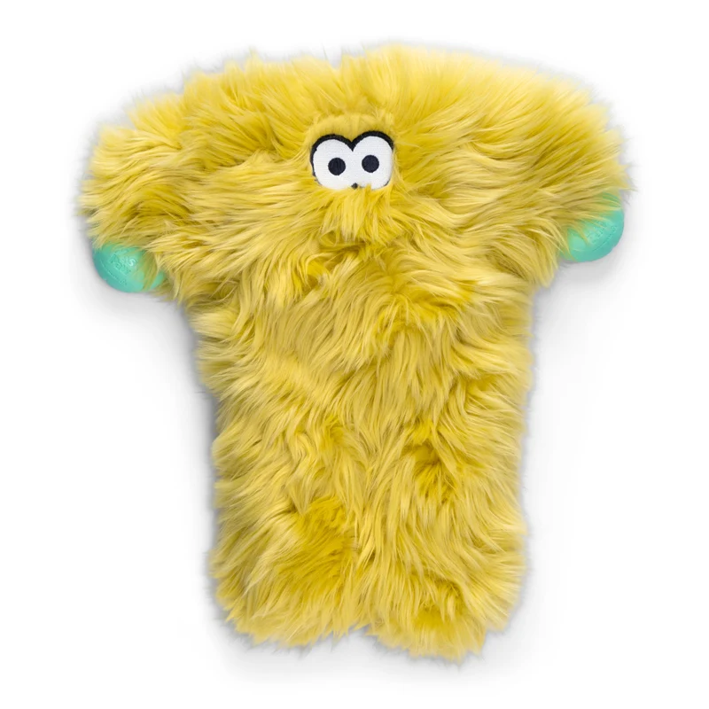 Juguete BJORN para Perros con Peluche Reforzado y Zogoflex® - Amarillo Cítrico (Citrus) | ROWDIES de West Paw