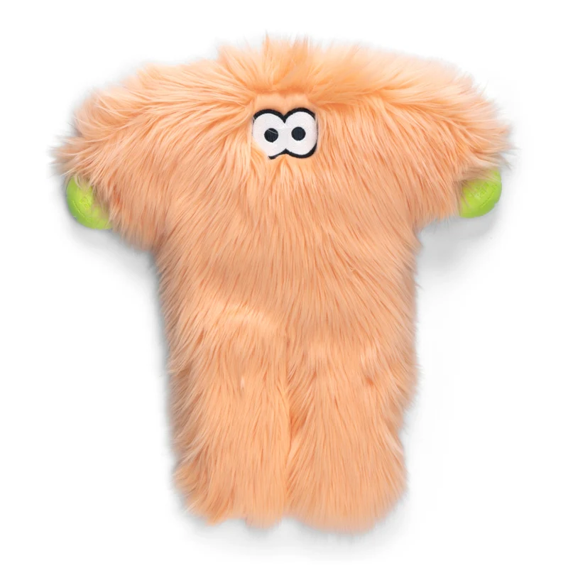 Juguete BJORN para Perros con Peluche Reforzado y Zogoflex® - Naranja Melón (Melon) | ROWDIES de West Paw