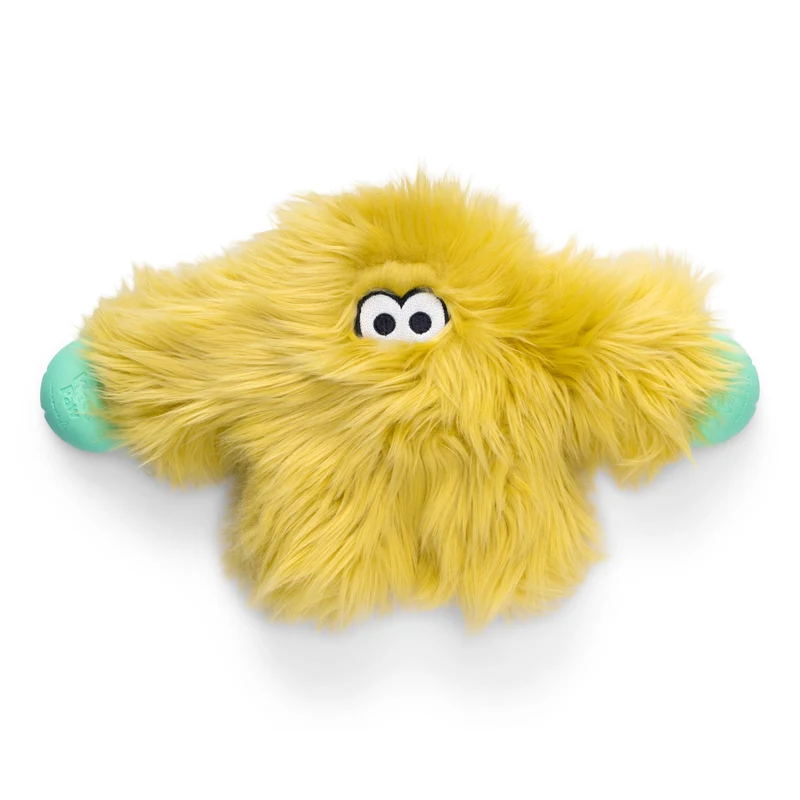 Juguete HELGA para Perros con Peluche Reforzado y Zogoflex® - Amarillo Cítrico (Citrus) | ROWDIES de West Paw