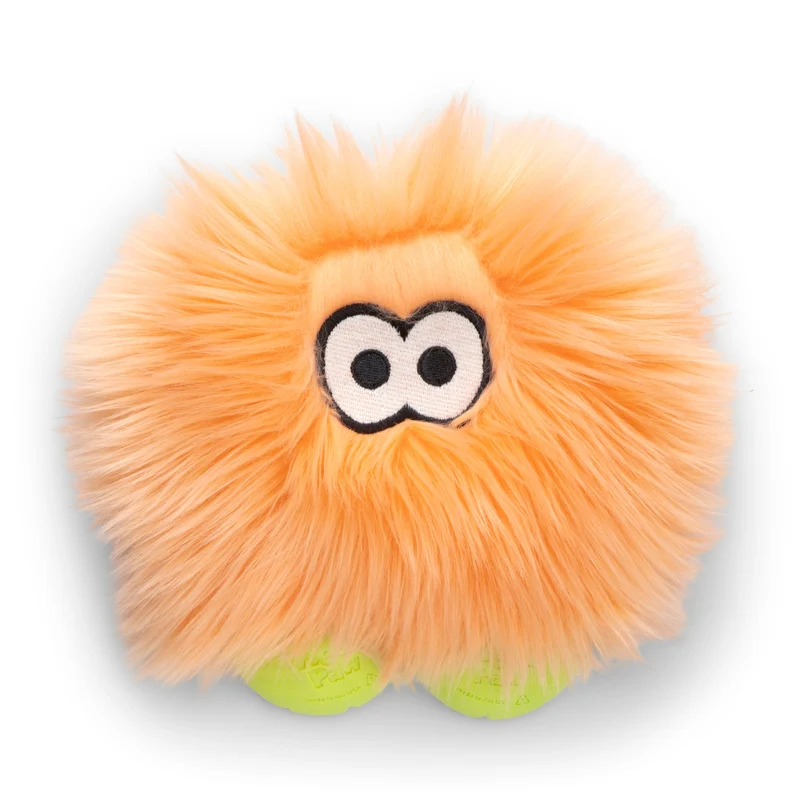 Juguete ROLF para Perros con Peluche Resistente y Zogoflex® - Naranja Melón (Melon) | ROWDIES de West Paw