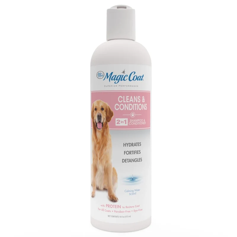 Shampoo y Acondicionador 2 en 1 Cleans & Conditions con Aroma Calming Water 16 oz (473 ml) | Magic Coat®