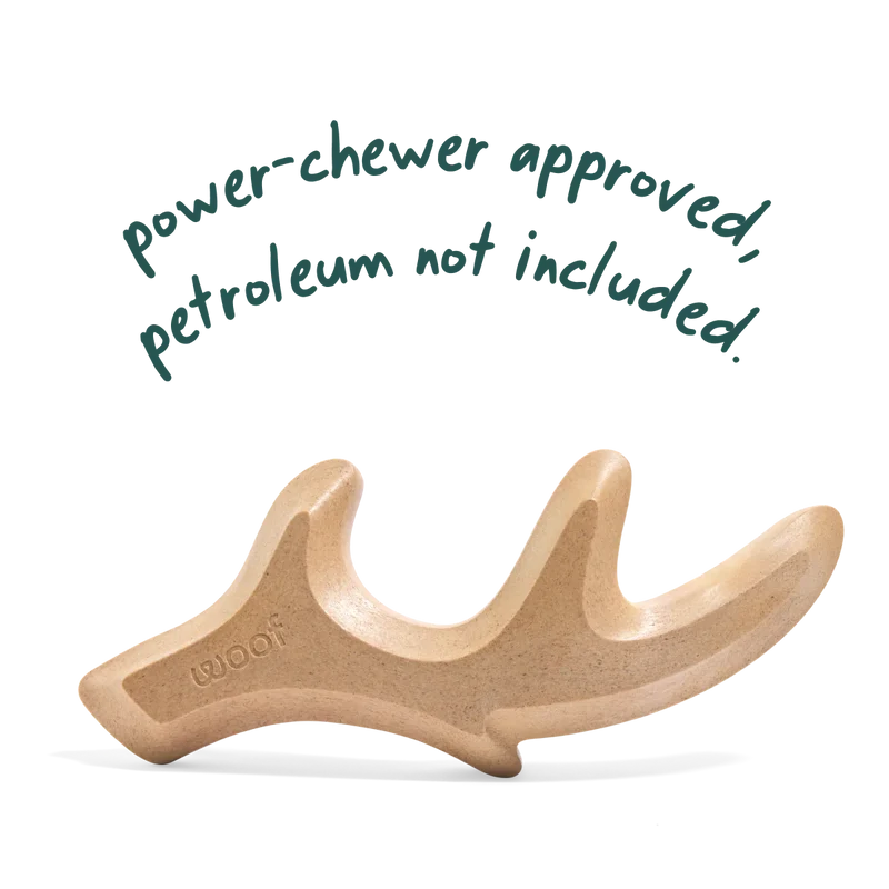 Hueso HonestChew Antler para Perros | Mordedera de Larga Duración para Perros Fuertes - Woof®