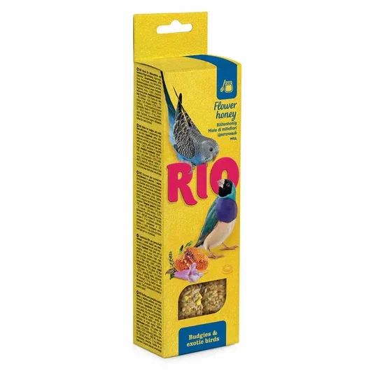 Rio Sticks Con Miel Periquitos Y Aves Exoticas