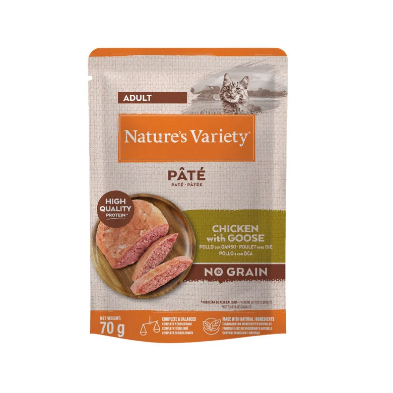 Pate Pollo y Ganso para Gatos Sin Cereales (Chicken & Goose) | Nature's Variety