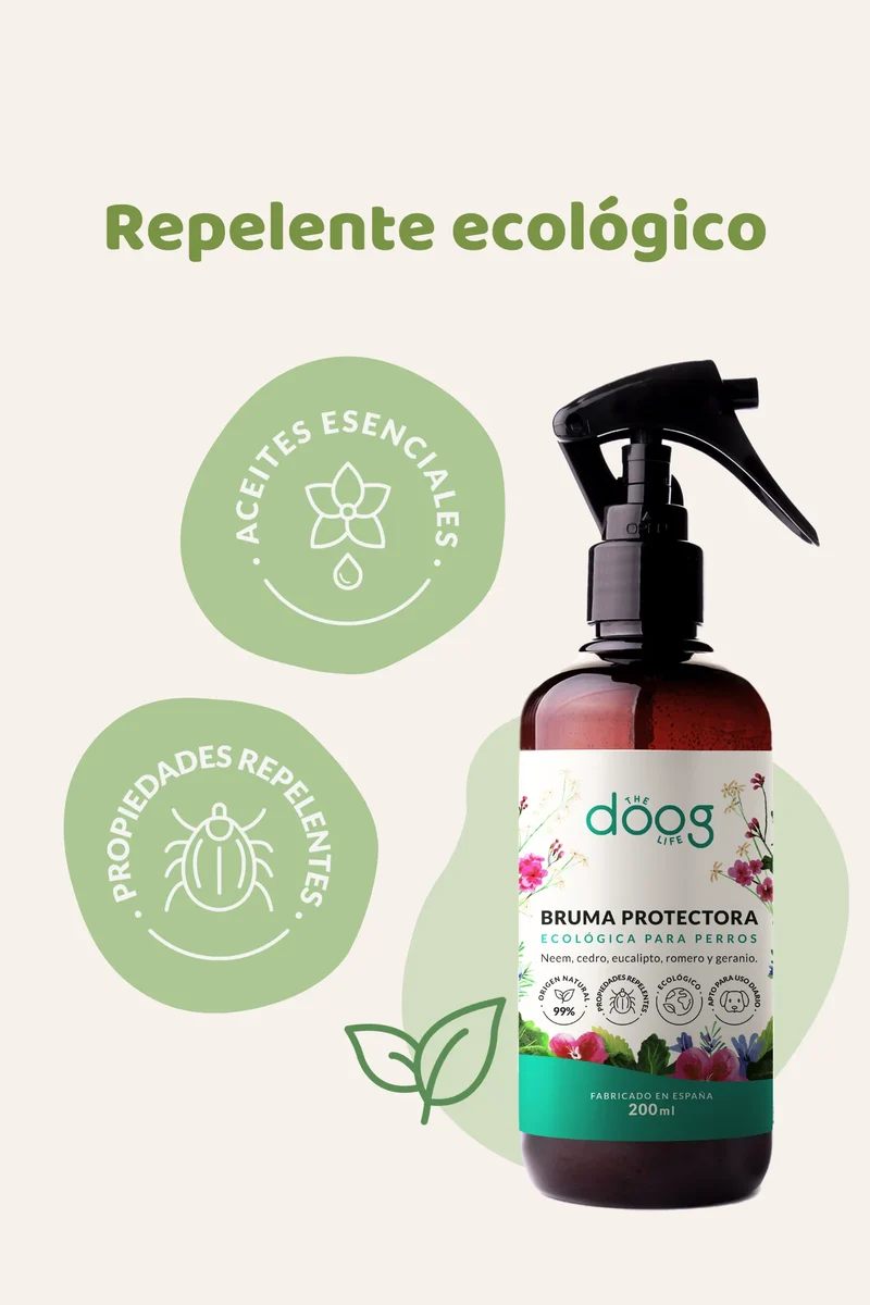 Bruma Repelente | Repelente ecológico para perros | Sin perfumes sintéticos | Repelente natural para pulgas, garrapatas y mosquitos The Doog Life