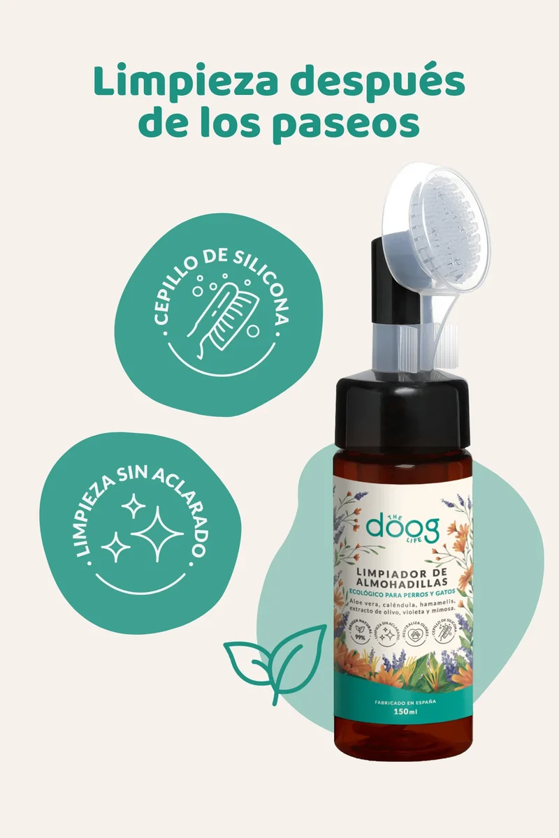 Limpiador de almohadillas ecológico | Patas limpias y saludables después de los paseos | Doog Life