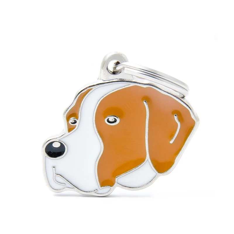 Placa ID en Forma de Pointer Ingles para Perros