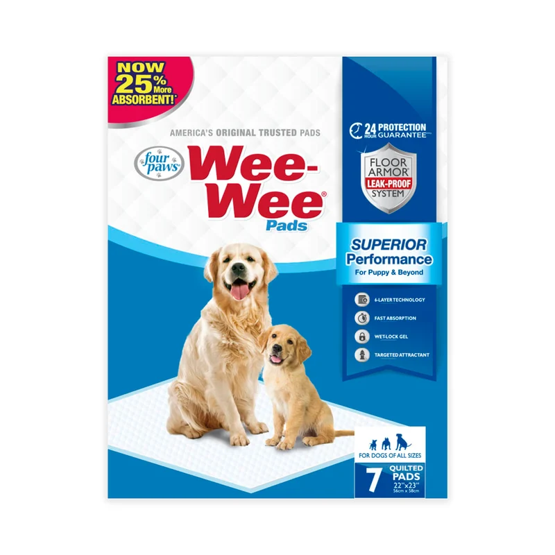 Tapete Entrenador para Perros Wee‑Wee® Pads 6 Capas – 55.9 × 58.4 cm