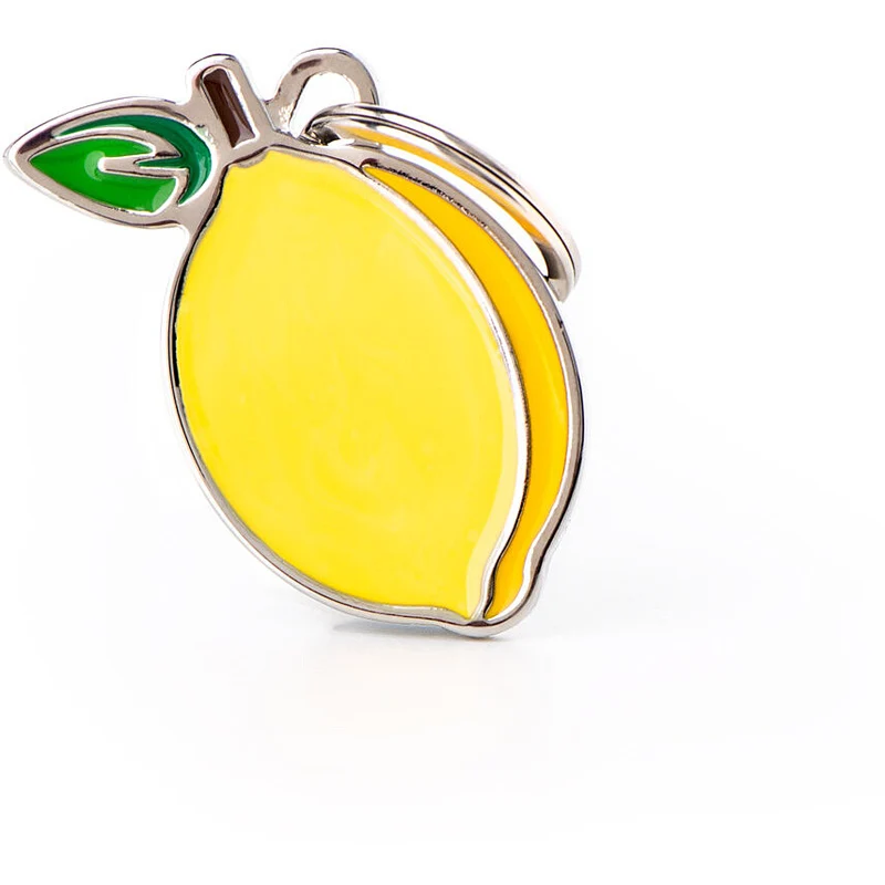 Placa ID Charms en Forma de Limón para Perros y Gatos | MyFamily 🍋